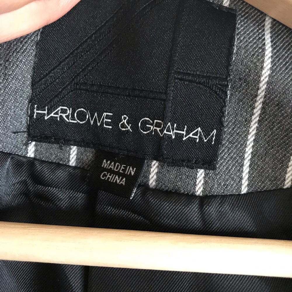 NWOT Harlowe and Graham Ruffle Bell Sleeve Blazer - Picture 5 of 8